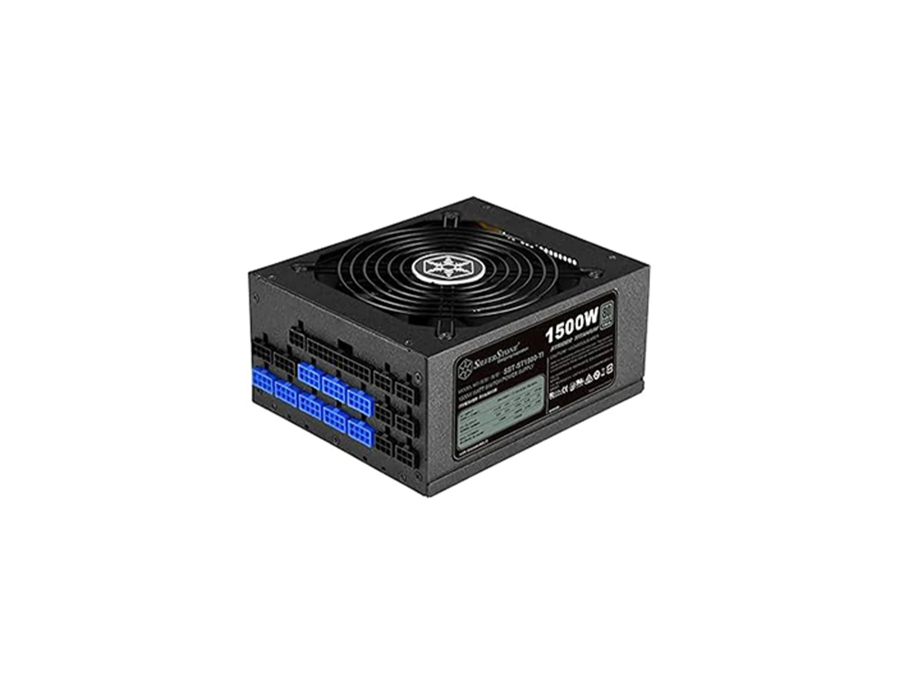 SilverStone ST1500-TI 1500 Watt 80 Plus Titanium Fully Modular Power Supply (Pre-owned)