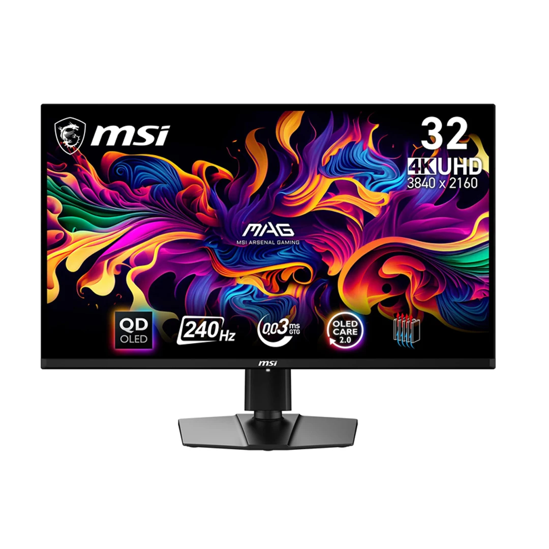 MSI MAG 321UPX QD-OLED | 32 Inch 2160p (4K) 240Hz OLED 0.03ms