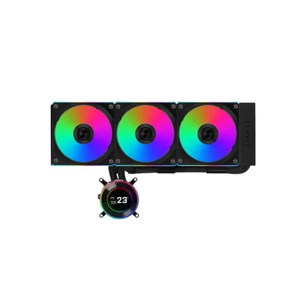 Lian Li Hydroshift II LCD-C 360CL ARGB Liquid Cooler with IPS LCD Display (Black)