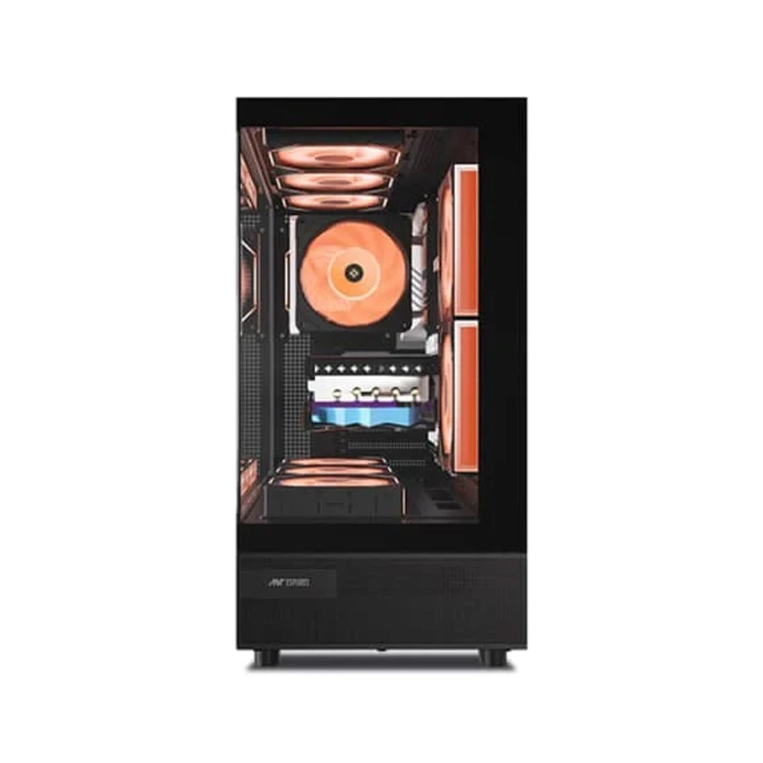 Ant Esports Crystal X6 ARGB Cabinet (Black)