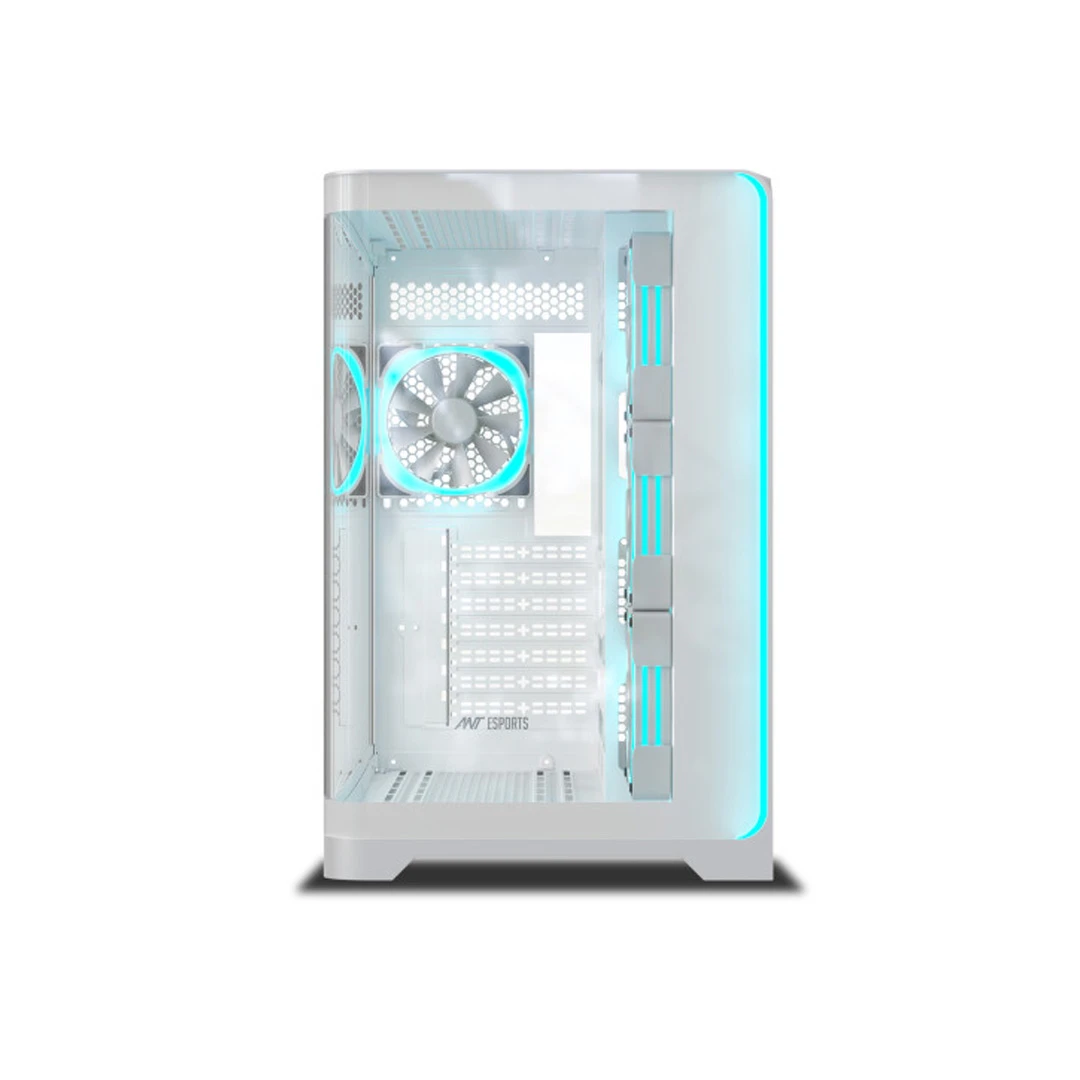 Ant Esports Crystal ARC ARGB (White) Cabinet